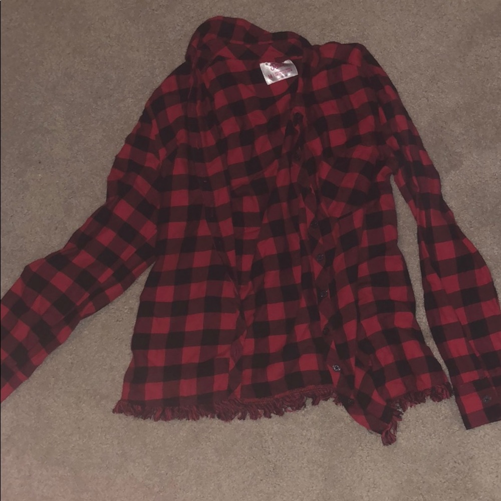 justice flannel shirt